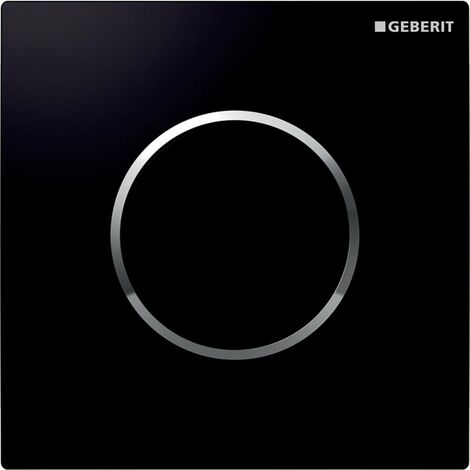Geberit - Commande pneumatique pour urinoir, type 10, noir / chrome 116.015.KM.1 (1/6)