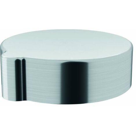 Bouton rotatif rond inox satiné Ø35 mm – Mécanisme fluide – Compatible éviers Franke – Durabilité garantie 2 ans