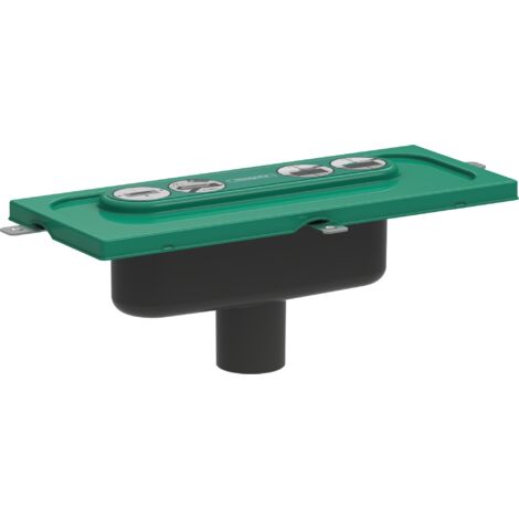 Hansgrohe – Corps de base pour caniveau de douche – Installation verticale – Débit jusqu'à 60 l/min – Diamètre DN50 – Étanchéité pré-montée