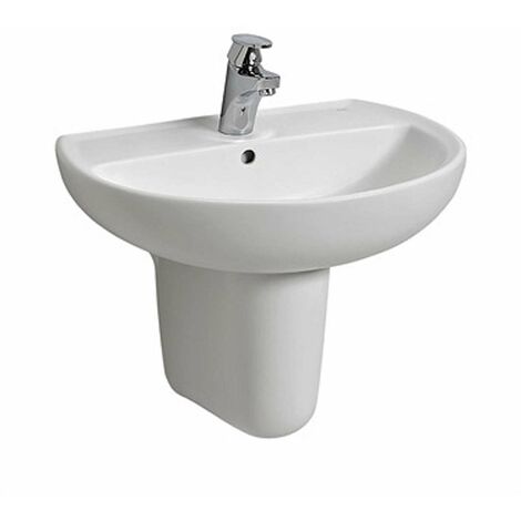 Kolo Rekord - Lavabo, 50x41 cm, un trou pour robinetterie, blanc K91150000 (1/3)