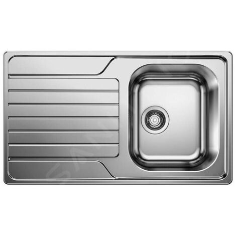 Blanco Dinas 45 - Évier, 860x500 mm, inox brossé 523374 (1/3)