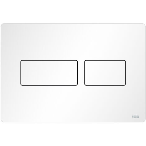 Tece TECEsolid - Commande de chasse d'eau, blanc mat 9240433 (1/5)
