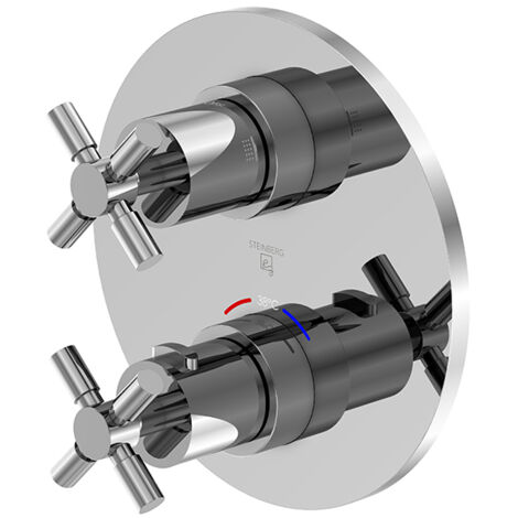 Steinberg 250 - Mitigeur thermostatique encastré pour 2 appareils, chrome 250 4133 3 (1/5)