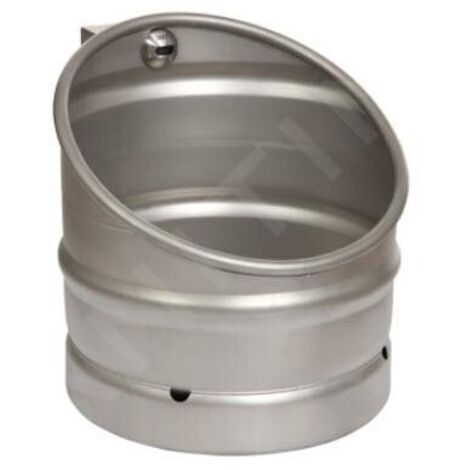 Sanela Urinoirs à capteur - Urinoir KEG avec rinçage automatique intégré, anti-vandalisme, alimentation 230 V, AC/24V CC, inox