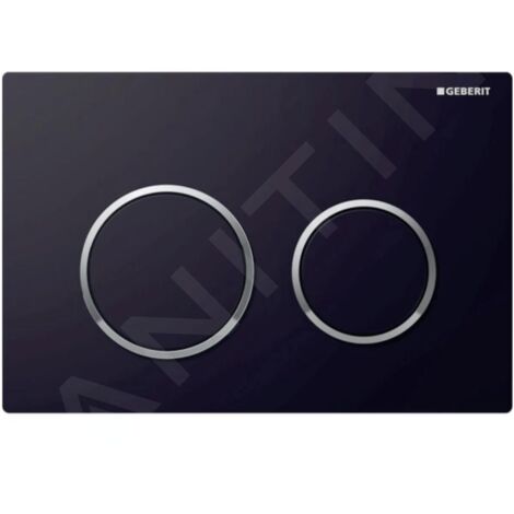 Geberit Kappa21 - Plaque de déclenchement, noir / chrome brillant 115.240.KM.1 (1/3)