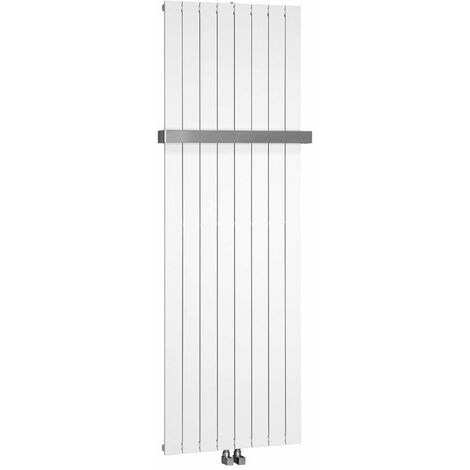 Sapho – Corps de chauffe sèche-serviette eau chaude 60x180 cm – 1205 W – Acier blanc – IR160 (1/5)