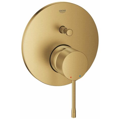 Grohe – Mitigeur encastré pour 2 appareils – Finition brossé Cool Sunrise – Débit 27 l/min – Cartouche céramique 46 mm – 24058GN1