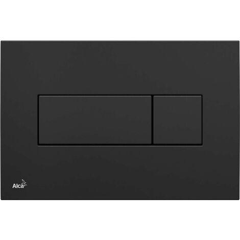 Plaque de commande double touche pour WC suspendu, Noir (M378) (1/3)
