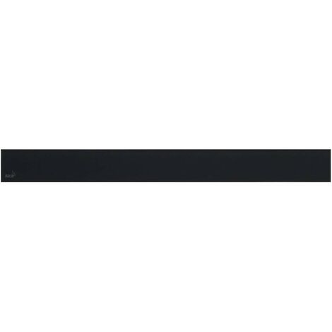 Alca Grilles - Grille pour caniveau de douche linéaire 75 cm, verre/noir GL1204-750 (1/3)