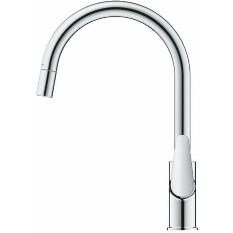 Grohe Start Curve - Mitigeur d’évier avec bec extractible, chrome 30562000