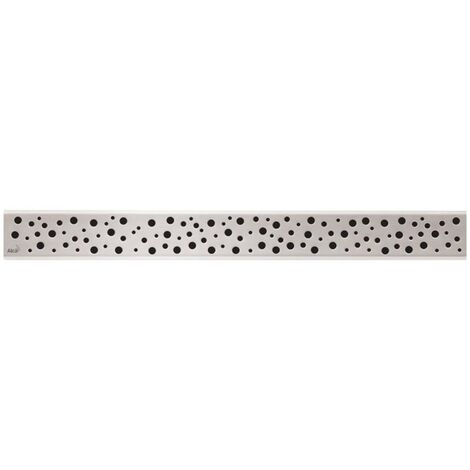 Grille de douche Alcadrain BUBLE pour caniveaux de douche, acier inoxydable mat 750 mm (1/3)