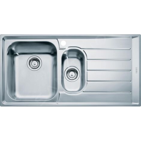 Franke Neptun - Évier en inox NEX 651/2, 100x51 cm 101.0120.275