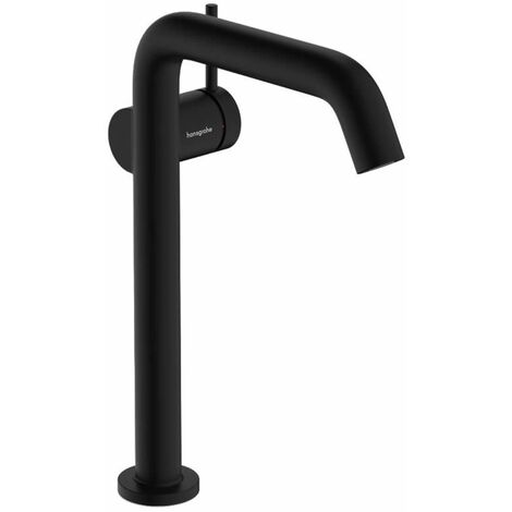 Hansgrohe – Mitigeur de lavabo noir mat – Hauteur 283 mm – Jet normal – Économie d'eau EcoSmart – Montage monotrou – 73372670 (1/6)