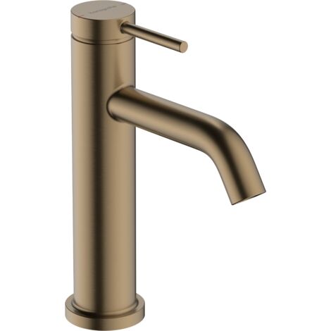 Hansgrohe – Mitigeur de lavabo bronze brossé – Hauteur 183 mm – Longueur bec 116 mm – Zone confort 105 mm – Commande à levier – 73311140