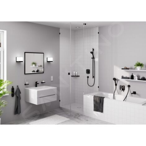 Hansgrohe Logis 80 Robinet De Lave-mains Bas Noir Mat