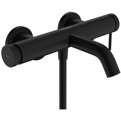 Hansgrohe – Mitigeur de baignoire noir mat – Montage mural classique – Entraxe 150mm – Débit 19 l/min – 73422670