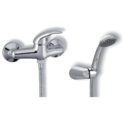 Novaservis Metalia 55 - Robinetterie de douche murale avec pommeau de douche, chrome 55060,0