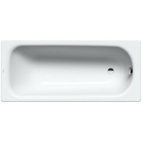 Kaldewei – Baignoire rectangulaire biplace 180x80 cm en acier émaillé blanc – Évacuation pied 52 mm – Capacité 150 litres – 112800010001 - PLUS 375-1