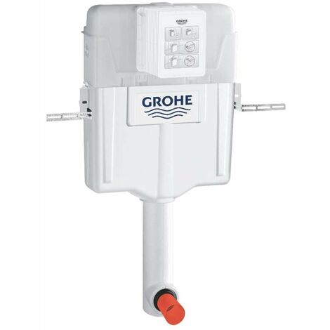 Grohe – Réservoir de chasse d'eau 38661000 – Volume réglable 6-9L – Mécanisme pneumatique – Montage vertical/horizontal – Isolé condensation