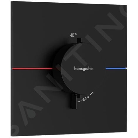 MITIGEUR THERMOSTATIQUE ENCASTRÉ, NOIR MAT HANSGROHE 15574670