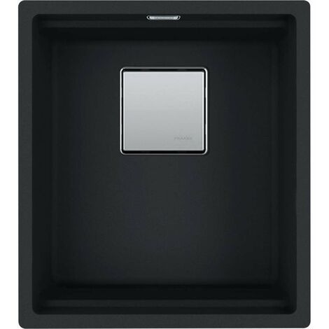 Franke Kubus 2 - Évier en fragranit KNG 110-37, 41x46 cm, noir mat 125.0670.899