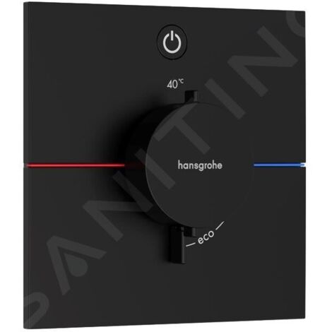 MITIGEUR THERMOSTATIQUE ENCASTRÉ, NOIR MAT HANSGROHE 15571670