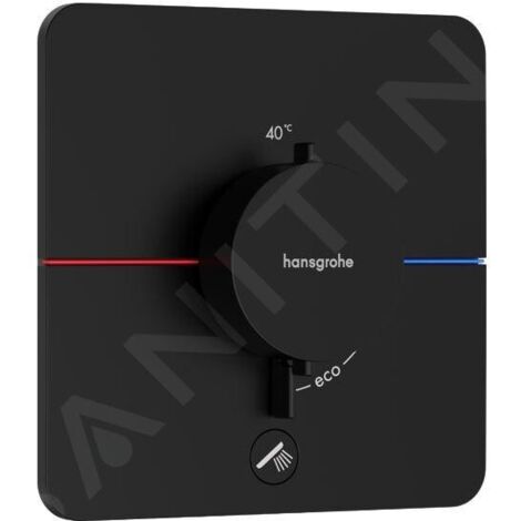 MITIGEUR THERMOSTATIQUE ENCASTRÉ, NOIR MAT HANSGROHE 15589670