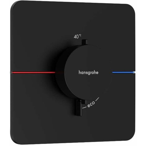 MITIGEUR THERMOSTATIQUE ENCASTRÉ, NOIR MAT HANSGROHE 15588670