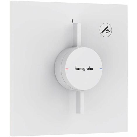 Hansgrohe DuoTurn E - Mitigeur de douche encastré, blanc mat 75617700