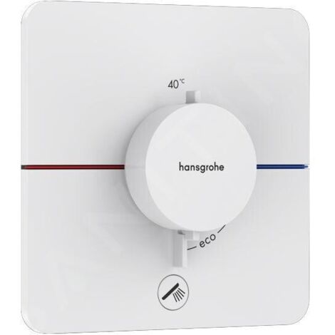 Hansgrohe ShowerSelect Comfort - Mitigeur thermostatique encastré, blanc mat 15589700