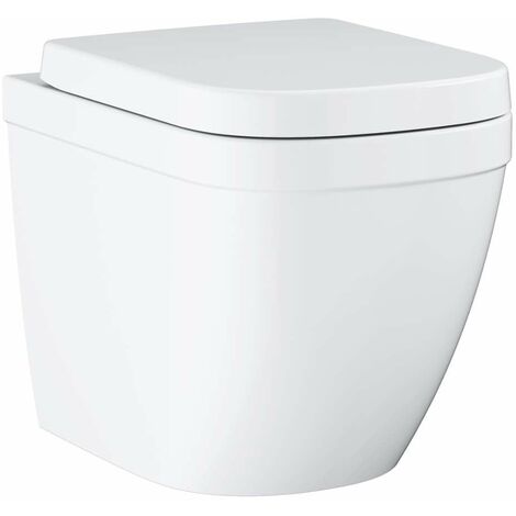 Grohe Euro Ceramic - WC à poser avec abattant softclose, rimless, Triple Vortex, blanc alpin 39839000