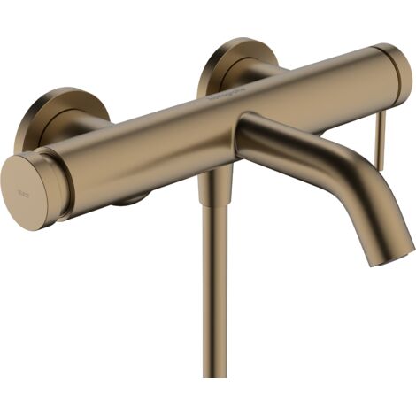 Hansgrohe – Mitigeur de baignoire bronze brossé – Entraxe 150 mm – Débit 19 l/min – Montage mural – 73422140