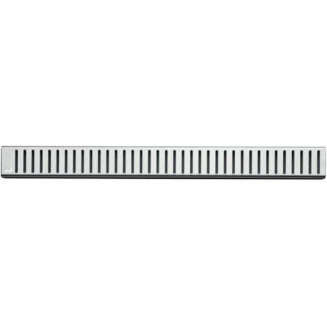Alca Grilles - Grille pour caniveau à douche linéaire 95 cm, inox mat PURE-950M (1/2)