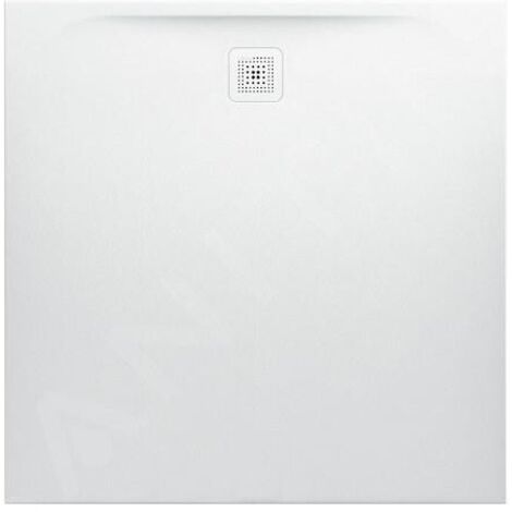 Laufen – Receveur de douche à encastrer 120x120 cm – Marbond blanc avec traitement Antislip – Évacuation Ø 90 mm – Installation au sol ou à fleur de sol (1/3)