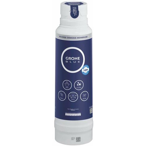 Filtre à osmose inverse pour mitigeurs GROHE Blue Pure – Débit 1,5 l/min – Élimination des sels 97 % – 40880001