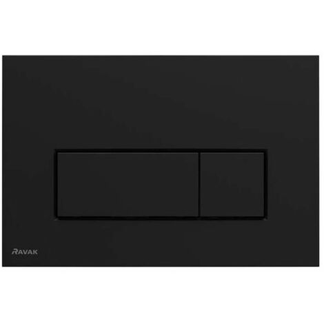 Ravak Uni Slim - Plaque de déclenchement, noir mat X01744 (1/3)