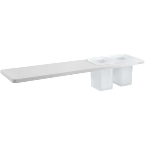 Sapho Abeline - Étagère avec verres, 50 cm, blanc mat AE502-0101-01 (1/3)