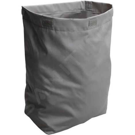 Sapho - Panier à linge en tissu 31x50x23 cm, gris UPK350 (1/5)