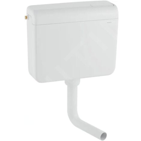 Geberit – Réservoir de chasse d’eau AP112 – Montage faible hauteur – Rinçage Start/Stop – Isolation contre condensation – ABS blanc alpin 420x345x140mm