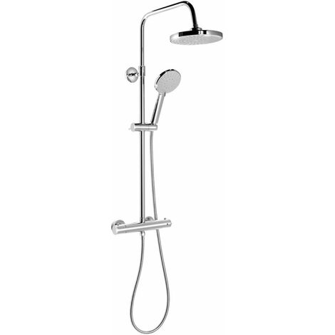 Aqualine - Set de douche avec thermostat, chrome SL533 (1/5)