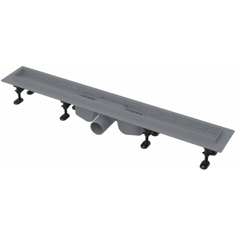 Alcadrain APZ12 Drain de douche optimal avec rebord pour la grille perforée ou la pose de carreaux 850 mm (1/3)