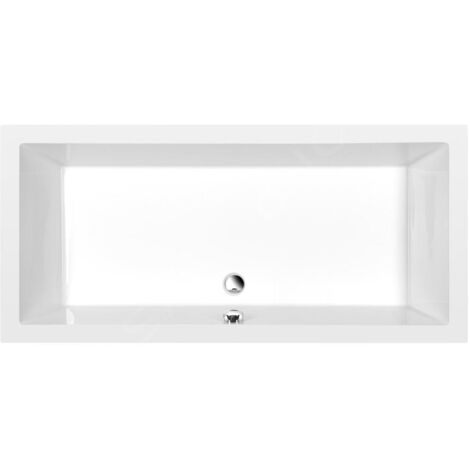 Receveur de douche à poser 160x75 cm – Acrylique blanc – Évacuation 52 mm – Volume 130 l – 72385 – Polysan (1/5)