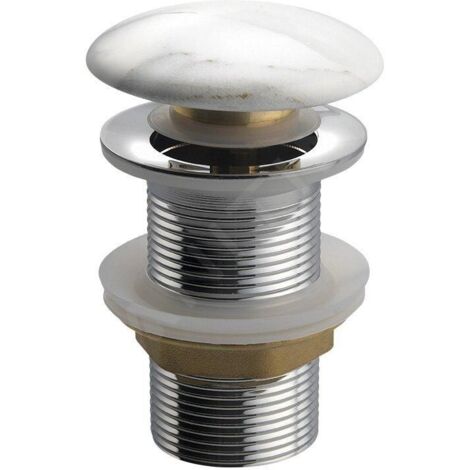 Sapho Dalma - Vidage de lavabo refermable Click-Clack 1 1/4, carrara MM717 (1/4)