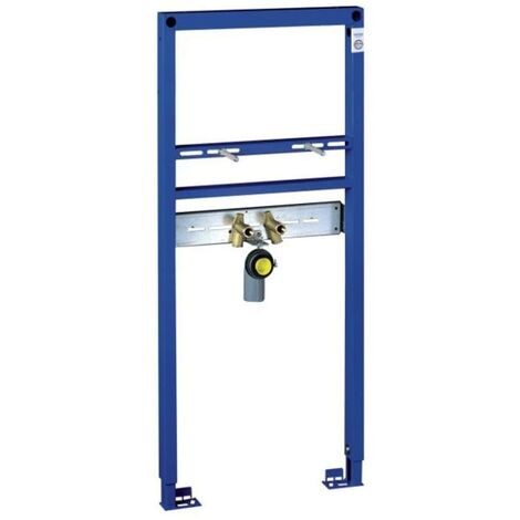 Grohe – Bâti support pour lavabo Rapid SL – Châssis en acier époxy – Réglage rapide jusqu’à 200 mm – Homologué TÜV – Fixation céramique M10 (1/6)
