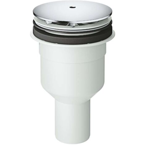Grohe – Clapet de vidage pour receveurs de douche – Évacuation verticale – Diamètre 112 mm – Finition chromée – Débit 1.1 l/s (1/5)