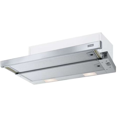 Franke – Hotte encastrable telescopique 60 cm – Acier inoxydable – 3 niveaux de puissance – Éclairage LED – Niveau de bruit 57/67 dB - FTC 632 L GR (1/4)