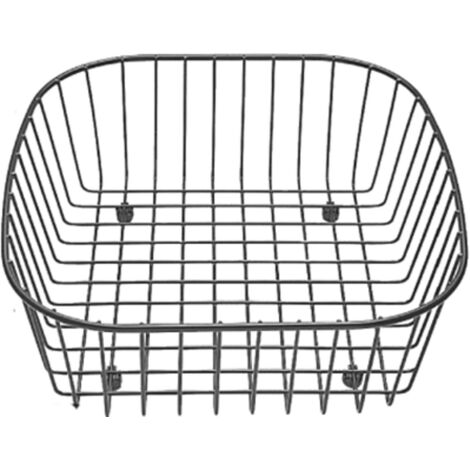 Blanco – Panier égouttoir d'évier en inox – Dimensions 315 × 350 × 120 mm – Pour rangement vaisselle après lavage – Installation simple sans outils