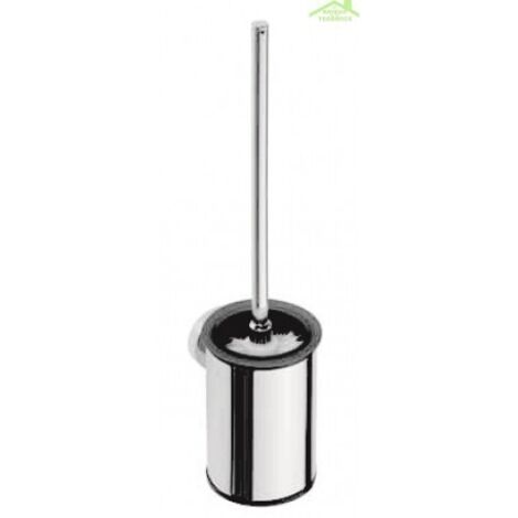 Sapho X-Round - Brosse de toilette, avec brosse noir, chrome XR305 (1/3)