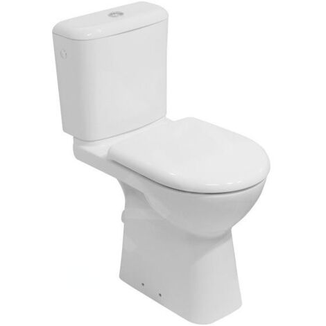 Jika – Cuvette pour WC à poser H8236170000001 – 360mm x 480mm – Évacuation verticale – Céramique blanche avec bride