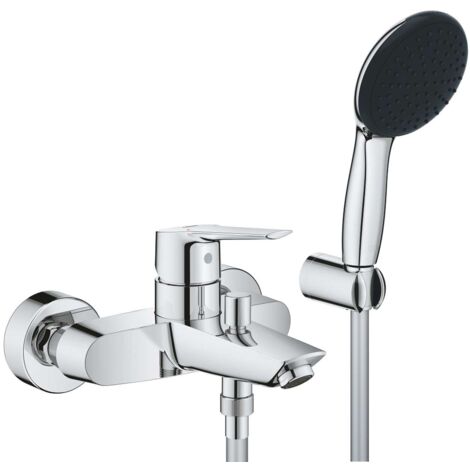 Grohe QuickFix Start - Mitigeur de baignoire avec accessoires, chrome 25283002